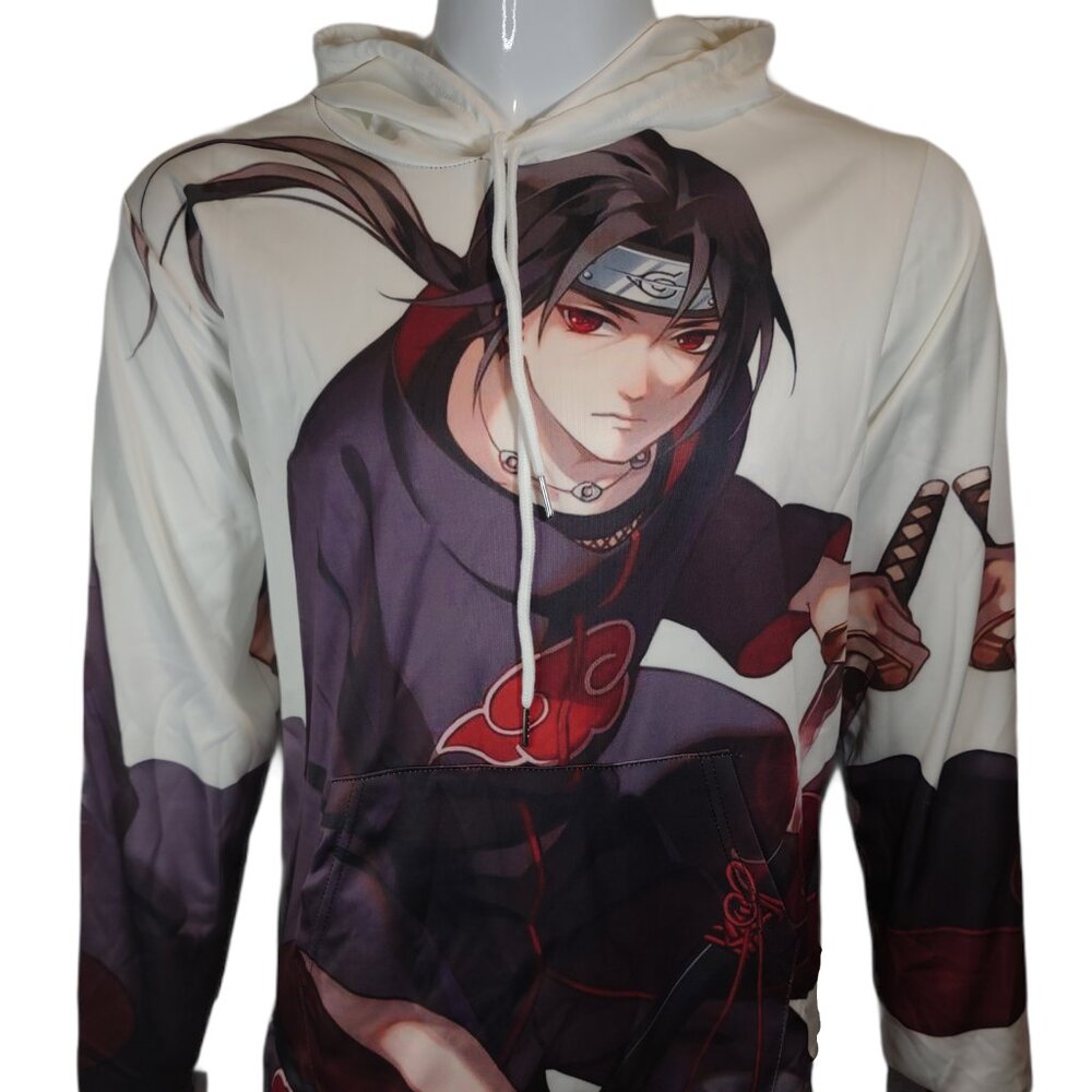 Naruto Shippuden Hoodie Itachi 3D NEW Multiple Sizes Long Sleeve Sweatshirt